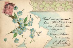 CPA Fantaisie Fleurs 