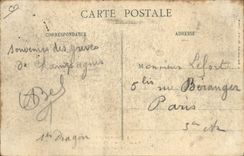 Postal Folclore Vid Vendimias Champaña Trabajo del vino de Champaña el tapotage CUMBRE