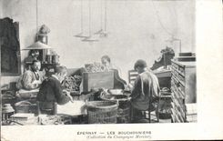 CPA Folklore Vigne Vendanges Epernay Les bouchonniers Champagne Mercier