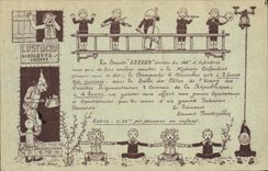 CPA Publicite Lustucru Enfants Violon Flute Violoncelle Cor TOP 