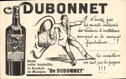 CPA Publicite Dubonnet Quinquina 