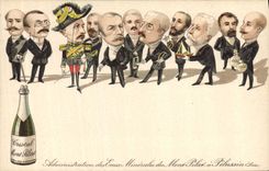 CPA Publicite Cristal Mont Pilat Militaria Eaux minerales 