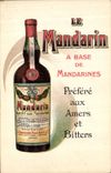 CPA Publicite Le Mandarin A base de mandarines Aperitif Alcool Cusenier Fils 