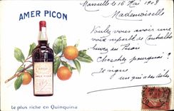 CPA Publicite Amer Picon Quinquina TOP 