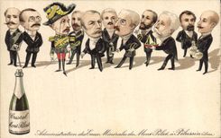 CPA Publicite Cristal Mont Pilat Eaux minerales Mont Pilat Pelussin Loire 