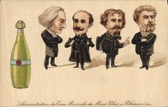 CPA Publicite Soda Glacial Eaux minerales Mont Pilat Pelussin Loire 