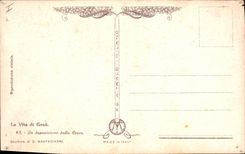 CPA Fantaisie Illustrateur Mastroianni La Vita di Gesu