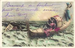 CPA Fantaisie Illustrateur Mastroianni Gondole Annee 1908 
