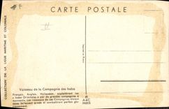 CPA Fantaisie Illustrateur Haffner Bateau Vaisseau de la Compagnie des Indes