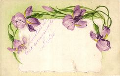 CPA Fantaisie Fleurs 