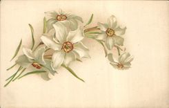 CPA Fantaisie Fleurs 