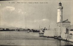 CPA Phare Saint Louis Bassins au Petrole Entree du port Cette