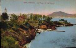 CPA Phare Agay Le phare et le Cap Dramont