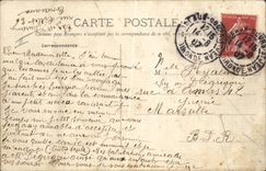 CPA Phare Bordeaux Le Cassini devant l'exposition (carte toilee) Bateau