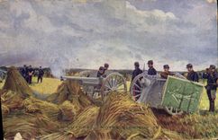 CPA Militaria Notre glorieux 75 Canon 