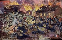 CPA Militaria Bataille de la Marne Les Turcos a Germigny l'Eveque 