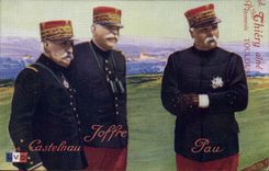CPA Militaria Castelnau Joffre Pau 