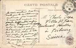 CPA Militaria Artillerie belge en action