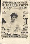 CPA Journaux Journal Theatre de la Gaite Mlle Jeanne Petit