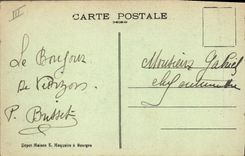 CPA Folklore Les chansons de Jean Rameau illustrees Les vieillards