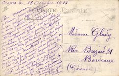 CPA Folklore Les chansons de Jean Rameau illustrees Jeune fille Berrichonne