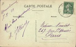 CPA Folklore Les chansons de Jean Rameau illustrees Le parrain