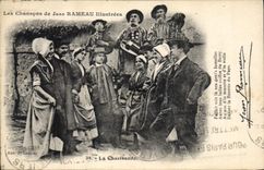 CPA Folklore Les chansons de Jean Rameau illustrees La Charibaude