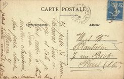 Postal Folclore las canciones de Jean Ramo ilustradas la corta paja