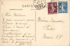 CPA Folklore Les chansons de Jean Rameau illustrees En route au pays du Berry