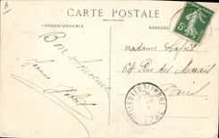 CPA Folklore Les chansons de Jean Rameau illustrees La source du bonheur