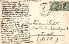 CPA Fantaisie Fleurs Femme Colombes