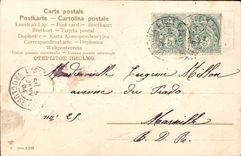 CPA Fantaisie Fleurs Ange
