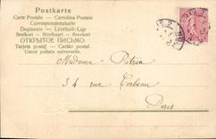 CPA Fantaisie Fleurs Femme