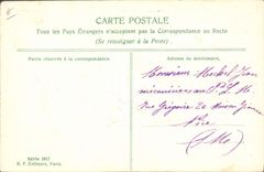 CPA Fantaisie Fleurs Enfant