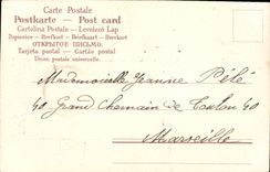 CPA Fantaisie Fleurs Femme