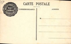 Postal Folclore Vino Viñedos Champaña Moet y Chandon Preparación del oquedal para las vendimias