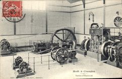 Vintage Postcard Folklore Wine Vineyards Moet Champagne and Chandon Station of electricity