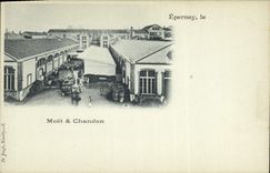 CPA Folklore Vin Vignobles Champagne Moet et Chandon Station d'electricite
