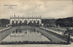 Vintage Postcard Folklore Wine Vineyards Champagne Moet and Chandon Orangery