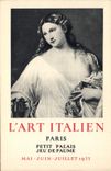 CPA Publicite L'Art italien Paris Petit Palais Jeu de Paume 1935