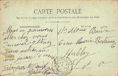 Vintage Postcard Tree Surroundings of Ferte under Jouarre the edges of the lake and the alley of the Velo plane trees Cycles