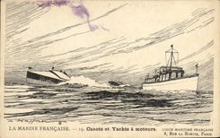 CPA Fantaisie Illustrateur Haffner Bateau Canots et yachts de sauvetage 