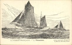 CPA Fantaisie Illustrateur Haffner Bateau Thonniers 