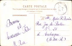 Vintage Postcard Fantasy Flowers White anemones