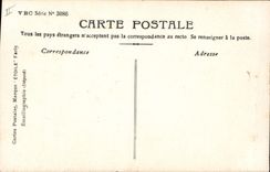 Vintage Postcard Fantasy Flowers Eyelet fidelity