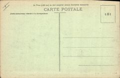 Postal PHARE las Arenas de Olonne Golpe de mar sobre el lanzada de la Caña