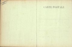 Vintage Postcard Headlight and the pier by a heavy swell Vendres Port