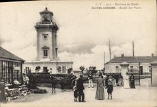 CPA Phare Sainte Adresse Entree des phares 