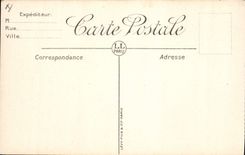 Vintage Postcard Marseilles Headlight the Castle of IF the headlight and sight on Marseilles