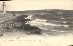 CPA Phare un jour de beau temps Cannes 